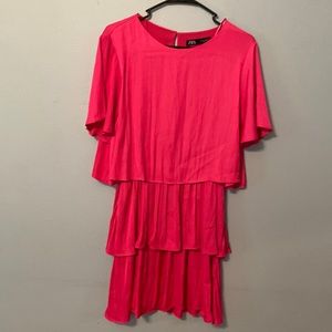 Hot pink dress